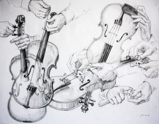 22 Fitting the pegs and stringing up-Edit